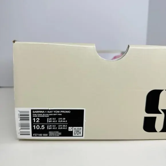 Nike Sabrina 1 Kay Yow Promo Pink Foam Size 12 Women / Size 10.5 Men - Picture 8 of 8